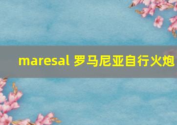 maresal 罗马尼亚自行火炮